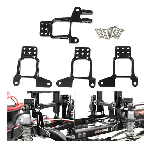 1/10 Rc Aluminio Frontal/trasero Torre De Choque Aros Soport