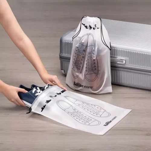 Set Bolsas De Viaje Zapatos Conmigo (2 Pzas) Betterware
