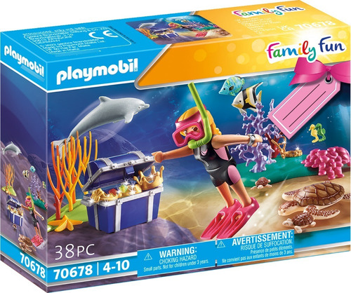 Playmobil : Gift Set - Set De Treasure Diver 70678