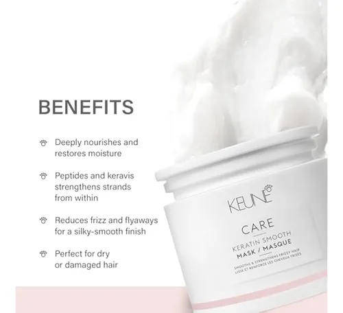 Keune Care - Mascarilla De Queratina Lisa Para El Cabello,
