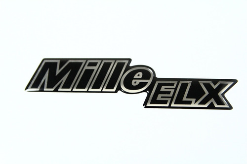 Adesivo Emblema Uno Mille Elx Fiat Resinado Dx0373 Fgc