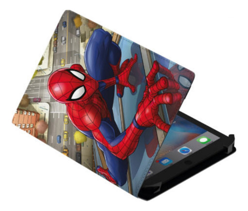 Carcasa Flip Cover Marvel Para Tablet 10 / 11 Diseños