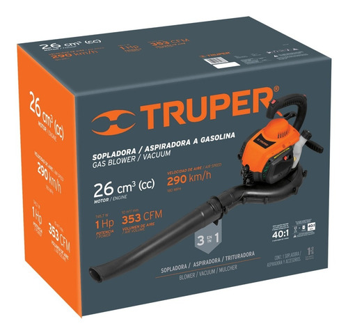 Sopladora A Gasolina, 26 Cc Truper 13047