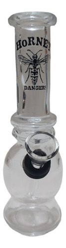 Bong De Vidrio Transparente Hornet 15cm