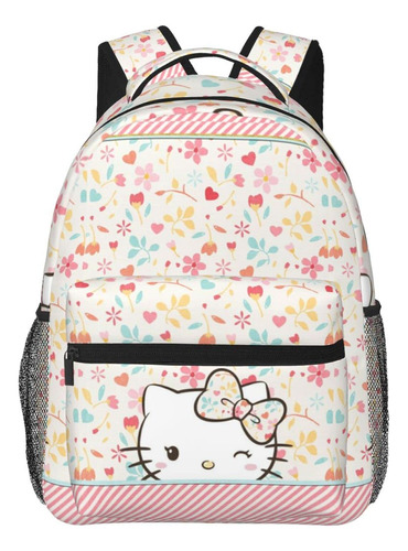 Diez Hello Cat Kitty Mochila Rosa Mochila Casual Mochila De.