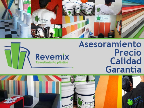 Revestimiento Plástico Revemix 6 Cuotas Color Pastel