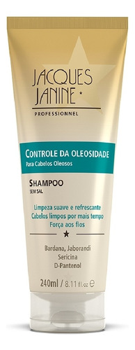 Jacques Janine Controle Da Oleosidade Shampoo 240ml