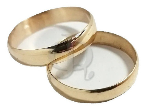 Par Alianzas Oro 18k  Casamiento 4 Grs Premiun Garantia Jr