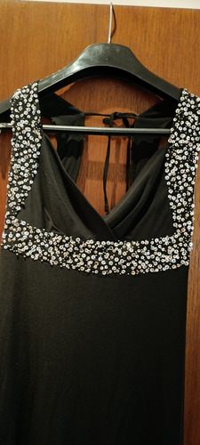 Vestido Negro Largo De Fiesta (Usado)