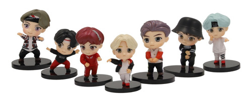 Figuras De Dibujos Animados Kpop Bts Bangtanboys 7 Piezas