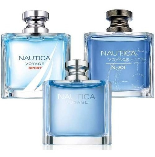 Paquete 3x1 Nautica Voyage + Sport + N-83 Caballero 100 Ml