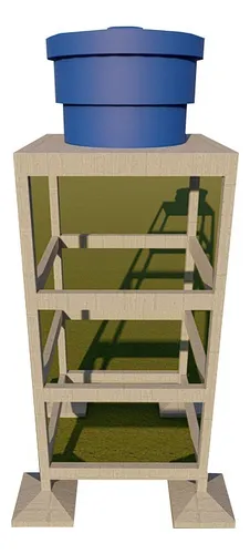 comprar Projeto Estrutural Base Caixa D'água 10000 L (8m Altura)