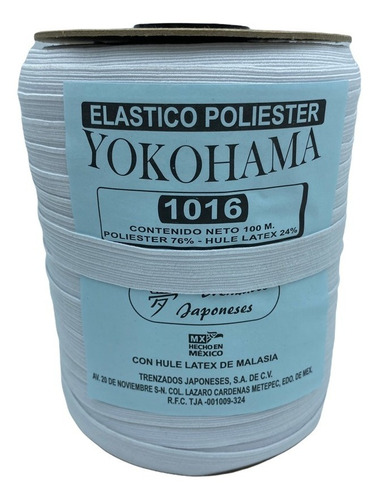 Elastico Poliester 1016 14mm Rollo 100mts 