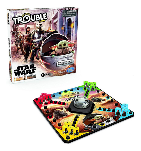 Hasbro Gaming Trouble: Star Wars The Mandalorian Edition Jue