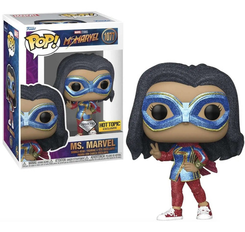 Ms. Marvel Diamond Funko Pop 1077 / Marvel / Hot Topic Ex