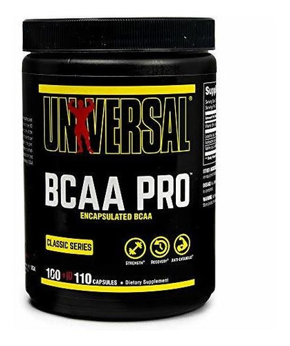 Universal Nutrition Bcaa Pro, 100 Cápsulas