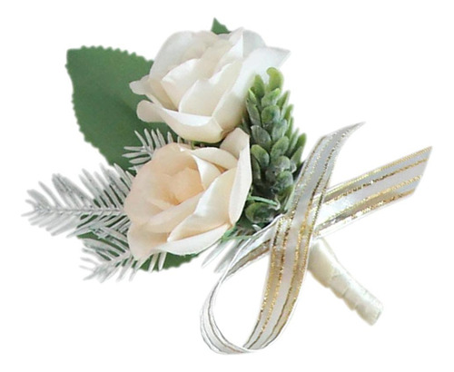Decoración Novia Ramillete Ojal Rosa Flor Favor