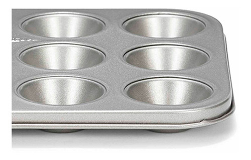 Molde Para Mini Panqueques, 12 Espacios. Color Gris