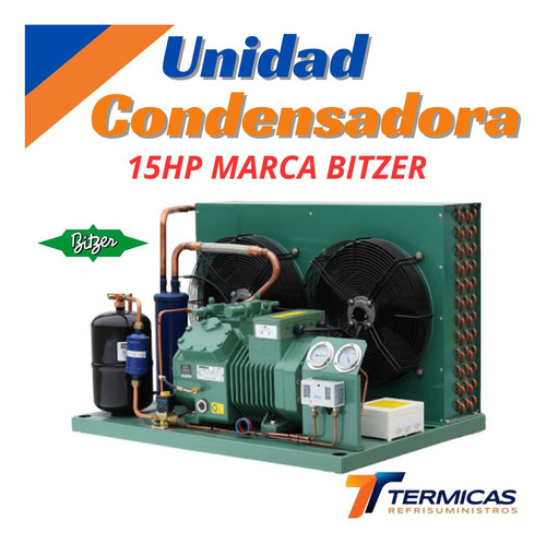 Unidad Condensadora 15hp Marca Bitzer Modelo 4he-18y 