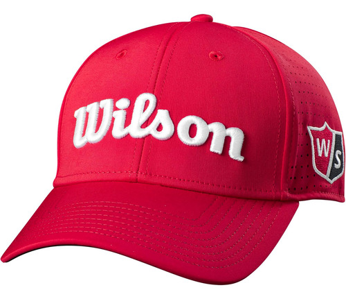 Wilson Performance Mesh Hat - Osfm, Rojo