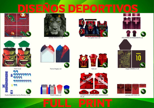 Pack Vectores Full Print Para Camisetas