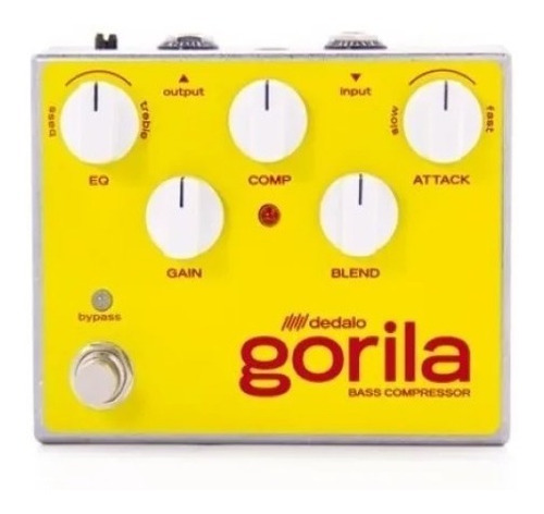 Pedal Efecto Para Bajo Dedalo Fx Gor4 Gorila Bass Compressor