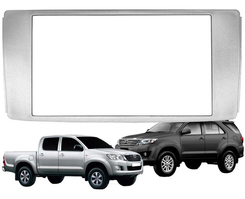 Marco Adaptador Estereo Toyota Hilux Srv/srv4 2din Plata