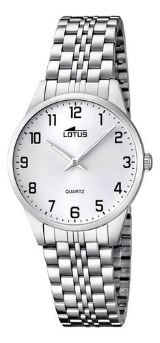 Reloj Mujer Lotus Acero Inoxidable Plateado