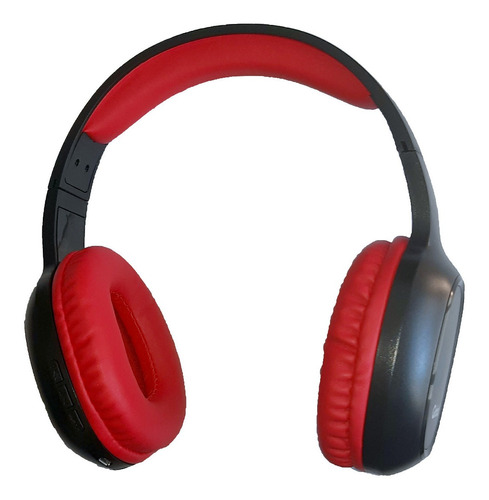 Auricular Bluetooth Inalambrico Stereo Negro/rojo Global