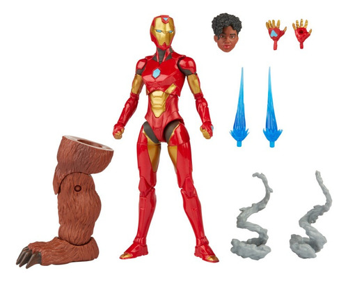 Ironheart Riri Williams Comic Marvel Legends Baf Ursa Mayor