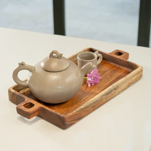 Bandeja De Madera De Parota Rectangular Cazu