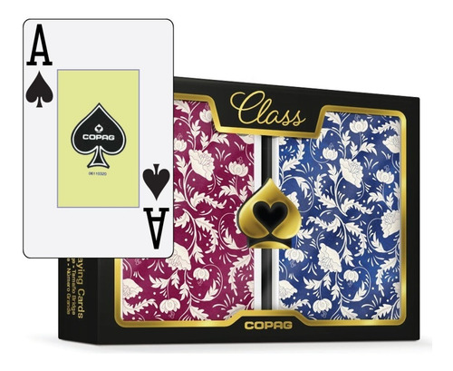Set De Naipes Mazo Profesional Copag Class Bridge Natural