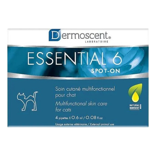 Dermoscent Essential 6 Spot-on Cats 4 Pipetas 0.6ml