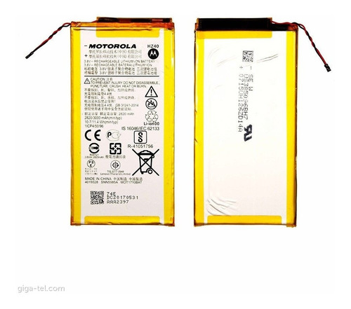 Imagen 1 de 1 de Batería Motorola Hz40 Moto Z2 Xt1710