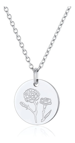 Collares De Flores De Nacimiento Para Mujer, Colgante De Del