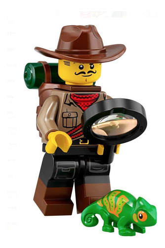 Lego Minifigures Series 19 Jungle Explorer Minifigura Con Ca