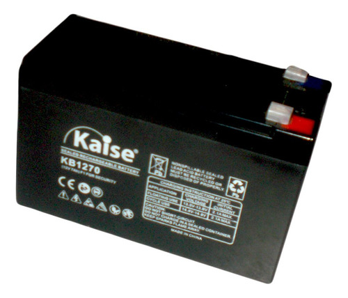 Batería Seca Recargable 12voltios 7 Ah Kaise Kb1270