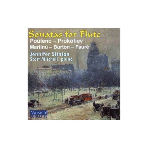 Stinton / Mitchell Sonatas For Flute Usa Import Cd Nuevo