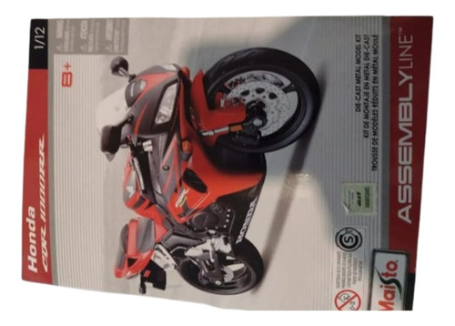 Maisto Moto Honda Cbr 1100 Rr 1/12 Para Armar.