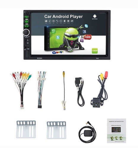 Imagen 8 de 8 de Radio Multimedia Android 7 Wifi-gps Y Cámara De Reversa