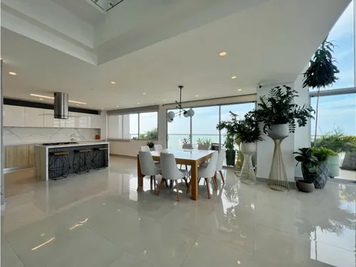 Penthouse En Venta Amoblado 3 Alcobas En Edificio Montu Vista Al Mar