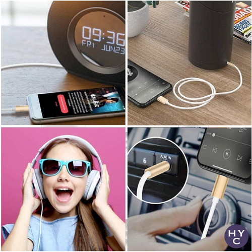 Cable Audio Miniplug 3.5mm Compatible iPhone iPad Calidad