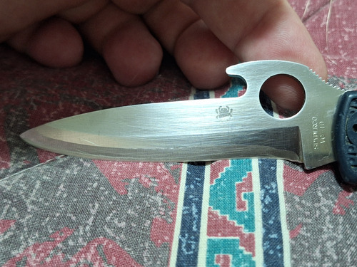 Canivete Spyderco Endura 4 Wave Emerson Opener Azul-escuro
