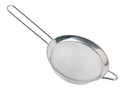 2 Peneira De Inox 18cm Moderna C/ Alça