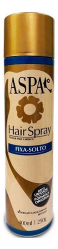 Hair Spray Fixador Para Cabelos Fixa Solto Aspa 400ml