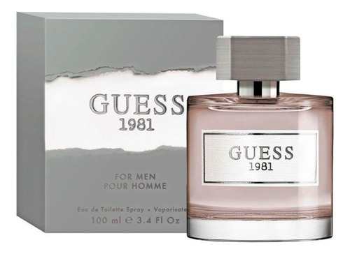 Perfume Guess 1981 100ml. Para Caballeros Original