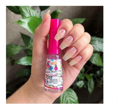 Imagem 6 de 10 de Base Nutribomba Kit Fortalecedor De Unhas+lixa Vidro Cristal