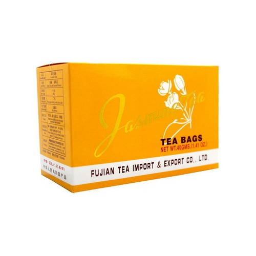 Chá Jasmin Jasmine Tea Fujian 40g (20 Sachês) Cha Digestivo