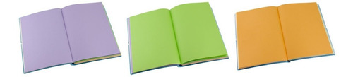 Libreta De Pu High Class Azul Hojas De Colores