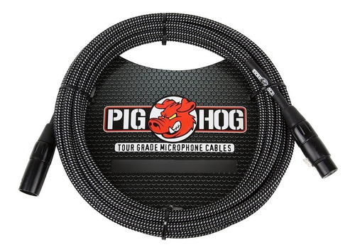 Cable Para Micrófono 20 Ft Pig Hog Phm20bkw